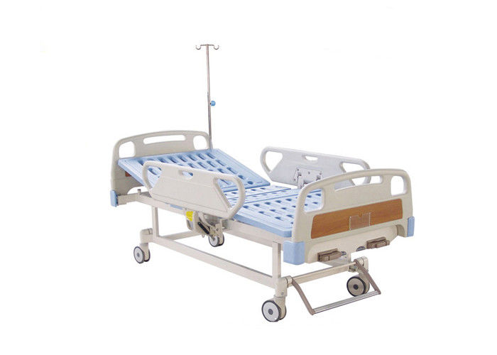 High Quality 2 Crank Medical Hospital Care Beds ABS Side Rail (ALS-M204)